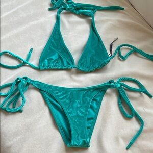 Triangl Swimwear Vibrant Aqua Bikini